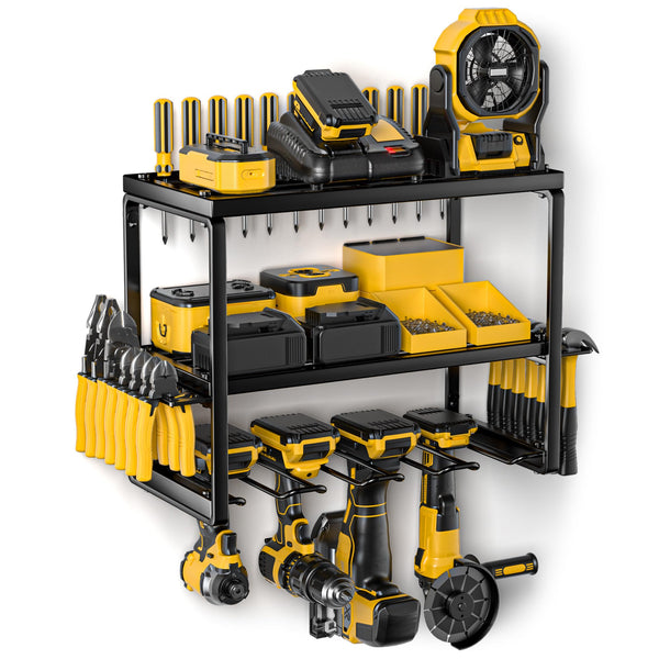 Power Tool Organizer Wall Mount Tool Holder Organization One President QD60014 - Like New