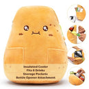 WHAT DO YOU MEME COUCH COOLERS BY RELATABLE INSULATED POTATO PLUSH - BROWN - Like New