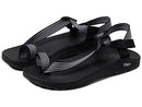 JCH109664Z CHACO WOMEN'S CHACO BODHI SANDALS BAR BLACK/WHITE SIZE 6 - Like New