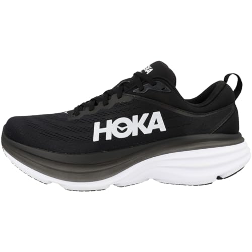 1123202 Hoka one one Bondi 8 Womens Black/White size 11 - Like New