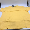 PACIFIC POLO CLUB MEN'S SHORT SLEEVE T-SHIRT SIZE: XL - YELLOW/BLACK INSIDE TRIM - Brand New