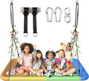 EVERYFUN WATERPROOF RECTANGLE PLATFORM SWING 700LBS HEAVY DUTY, 60"| A-COLORFUL - Like New