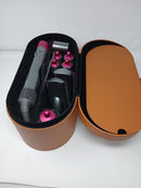 DYSON AIRWRAP STYLER WITH 3 ATTACHMENTS - FUCHSIA/IRON - Like New