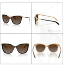 RALPH LAUREN RA5203 CATEYE SUNGLASSES - BLACK NUDE/BROWN GRADIENT POLARIZED - Like New