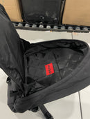 HUGO TARIC NYLON BLEND DOUBLE POCKET BACKPACK,ONE SIZE - PITCH BLACK - Like New