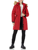 CANADA WEATHER GEAR WOMEN'S HEAVYWEIGHT LONG PARKA JACKET SIZE S RED - Brand New
