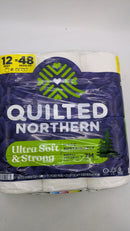 Quilted Northern Toilet Paper, Count: 4 packs x 12 each, Total:48, Size: Mega - Brand New