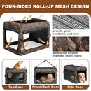 KOOPRO 40 INCH COLLAPSIBLE DOG CRATE, PORTABLE SOFT-SIDED 40.0 - Like New