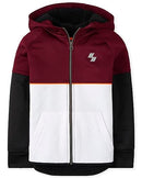 3032716 The Children's Place Boys' Colorblock Performance Zip Up Hoodie M - Brand New