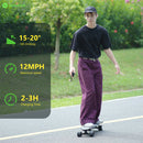 ISINWHEEL ELECTRIC SKATEBOARD, SUPPORTS UP TO 264LB, 27X9X5 - BLACK - Like New