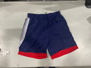 JUMPSTART BASKETBALL SHORTS NAVY WHITE STRIPES RED TRIM - SIZE: MEN M - NAVY/RED - Brand New