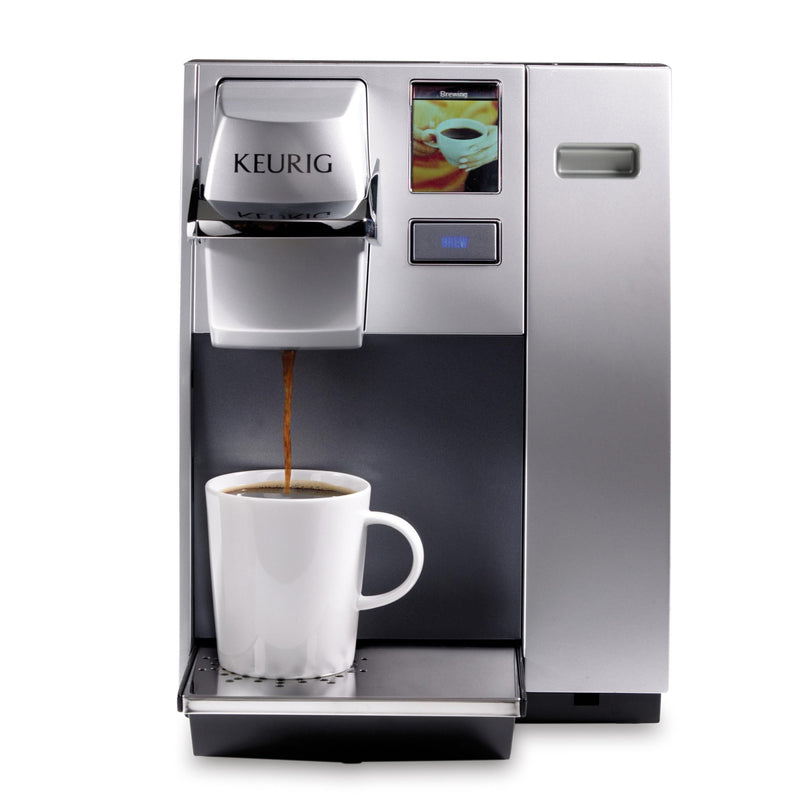KEURIG K155 OFFICE PRO SINGLE CUP COMMERCIAL K-CUP POD COFFEE MAKER - SILVER - Brand New