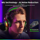 Fachixy FC100 Gaming Headset with Microphone, RGB Light, Computer Gaming - Like New