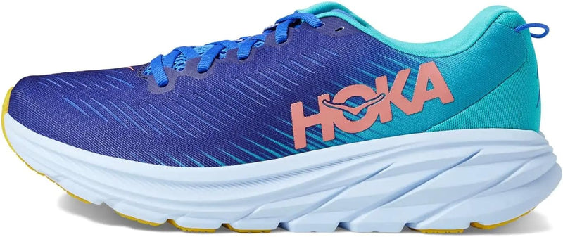 1119396 HOKA ONE ONE RINCON 3 WOMEN'S BELLWERHER BLUE / CERAMIC SIZE 7.5 Like New