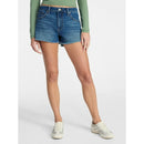 NO BOUNDARIES MID-RISE DENIM SHORTS 3" INSEAM - SIZE: WOMEN 6 - DARK MEDIUM WASH - Brand New