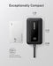 ANKER POWER BANK(20,000 MAH, BUILT-IN USB-C CABLE) - BLACK - Like New