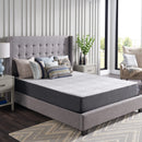 SEALY 10-IN MEDIUM FULL MEMORY FOAM MATTRESS IN A BOX - DRAK/GRAY - Brand New