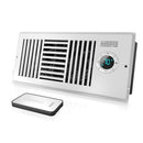 Smart 4" x 10" AC Vent Register Booster Fan with Remote Control and Thermostat - Brand New