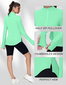 Women's Golf Polo Long Sleeve Workout Tops V Neck UPF 50+ Sun Protection - Brand New