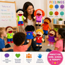 Fun Express Hand Puppets for Kids, 14 Inch, 8 Multicultural Puppets - New - Brand New