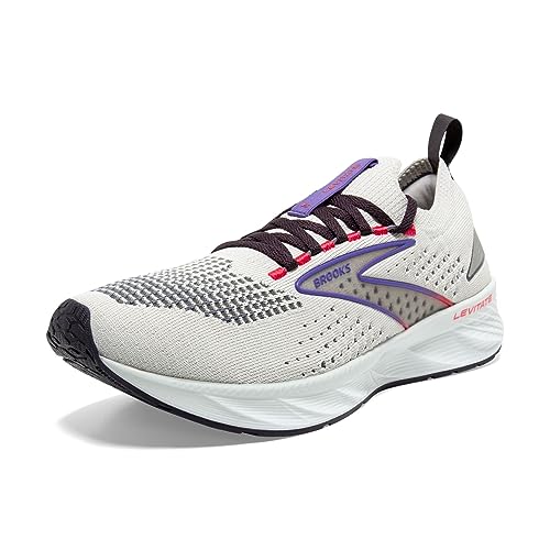 BROOKS MEN’S LEVITATE STEALTHFIT 6 NEUTRAL SHOE DAWN BLUE/CAYENNE - SIZE 12 - Like New