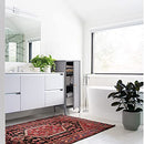 IRONMIX Home Storage Cabinet 2 Adjustable Shelves 1 Door Alloy Handle B08FSPG56F - Brand New
