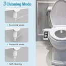 POCALAND NON-ELECTRIC TEMP CONTROLLED WATER BIDET TOILET SEAT - CHROME - Like New