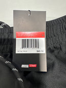 JUMP START MEN'S MOISTURE WICKING MESH SHORTS - SIZE: MEN M - BLACK/SILVER/RED - Brand New