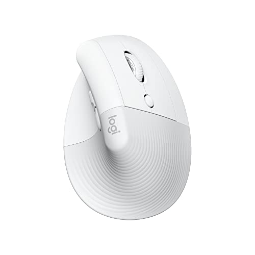 Logitech Lift for Mac Wireless Vertical Ergonomic Mouse, 910-006471 - Off White - Like New