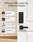 PHILIPS SMART LOCK WITH HANDLES KEYLESS ENTRY FRONT DOOR φ SATIN BLACK - Brand New