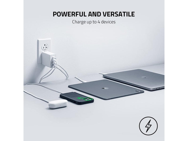 Razer USB-C 130W GaN Charger Portable Powerhouse: Small and Mighty - Charge