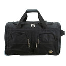 ROCKLAND ROLLING DUFFEL BAG 22" PRD322 - BLACK - Brand New