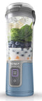 Ninja BC100NV Blast Portable Blender 16 oz. With Leak Proof Lid, Denim Blue - Like New