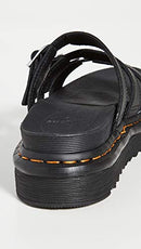 25456001 DR MARTENS WOMEN'S BLAIRE SLIDE BLACK HYDRO - SIZE 11 (AU/UK W9) - Brand New
