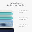 DREAMCLOUD PREMIER REST 14" TWIN MATTRESS - LUXURY HYBRID MEMORY FOAM - Brand New