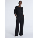 SCOOP PLUS NEW SCUBAKNIT SEAMED SWEATPANTS - SIZE: WOMEN XS - BLACK SOOT - Brand New