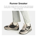 COACH WOMEN'S NON TECH ATHLETIC RUNNER SNEAKER SIZE: WOMEN 9 - BLACK/CHALK - Like New