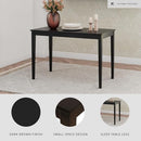 Signature Design by Ashley Kimonte Rectangular Dining Room Table - Black - Brand New
