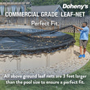 Doheny's Professional Grade Leaf Nets for Above Ground Pools - Brand New