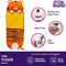 HAPPY NAPPERS PILLOW & SLEEPY SACK- TIGER (MEDIUM) - ORANGE - Like New