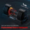 BUXANO Adjustable Dumbbell 25LB Weight, 5 in 1 Weight, Handle, Workout - Black - Like New