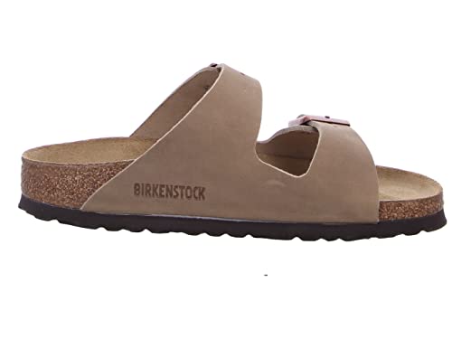 BIRKENSTOCK ARIZONA SOFT FOOTBED SANDAL MEN 5N/WOMEN 7N TOBACCO BROWN - Like New