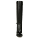 Naturalizer Womens Kalina Knee High Tall Boots Black Leather Wide Calf 7 W - Brand New