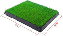 SANDINRAYLI INDOOR OUTDOOR DOG PUPPY POTTY TRAINER GRASS TOILET MAT TRAY - GREEN - Brand New