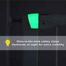 MidWest Homes for Pets 29" Tall Walk-Though Steel Pet Gate, White - Brand New