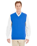 HARRITON HA MEN V-NECK SWEATER VEST MEN S TRUE ROYAL - Like New