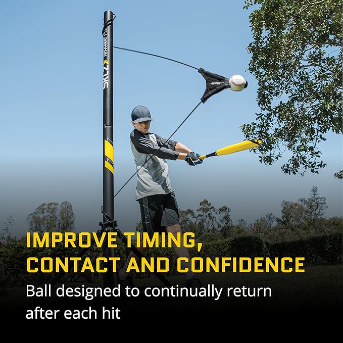 SKLZ Hit-A-Way Baseball Training-Station Swing Trainer Stand 125749795 - BLACK - Like New