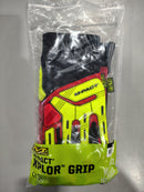 MECHANIX WEAR M-PACT XPLOR GRIP GLOVE - SIZE: MEN L - RED/YELLOW - Like New