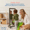 ECR4Kids Toddler Single-Sided Bi-Directional Mirror, Kids Furniture, Grey Wash - Like New