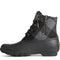 SPERRY WOMEN'S SALTWATER RAIN BOOT - SIZE WOMEN 5.5 (EU W35.5) - BLACK CHECK - Like New